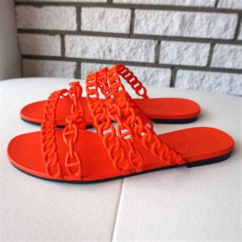 new sandals hermes|hermes jelly flat sandals.